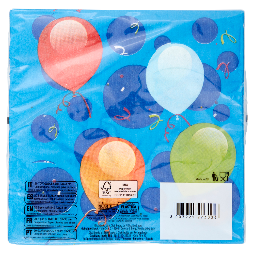 Smart Tovaglioli 2 veli 33x33 cm 20 pz