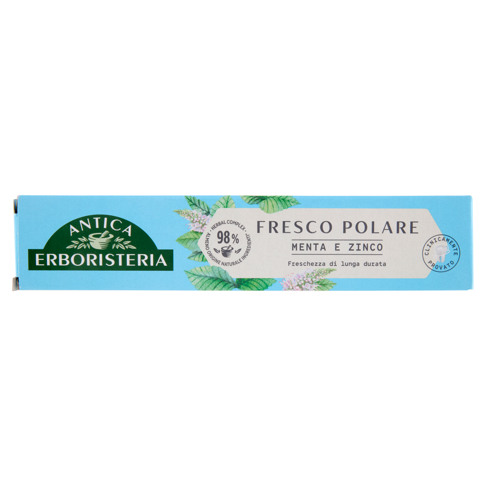 Antica Erboristeria Dentifricio Fresco Polare Menta e Zinco 75 ml