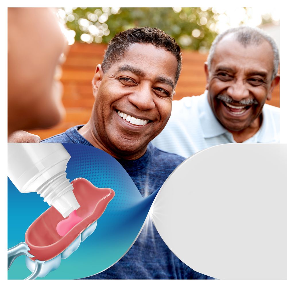  Polident Lunga Tenuta Adesivo per Protesi Dentiera, fino a 12 ore, 40gr