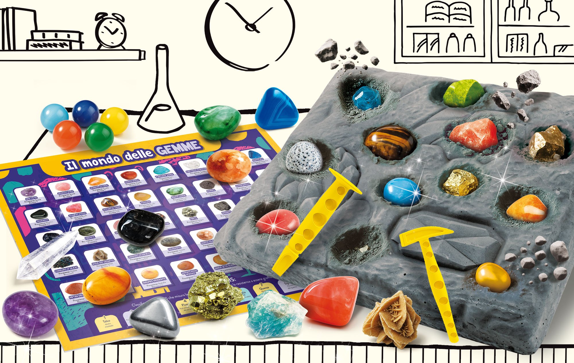 Lisciani I’m A Genius Grande Laboratorio Delle Gemme