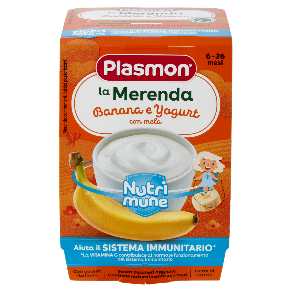 Plasmon la Merenda Banana e Yogurt Nutri mune 240 g