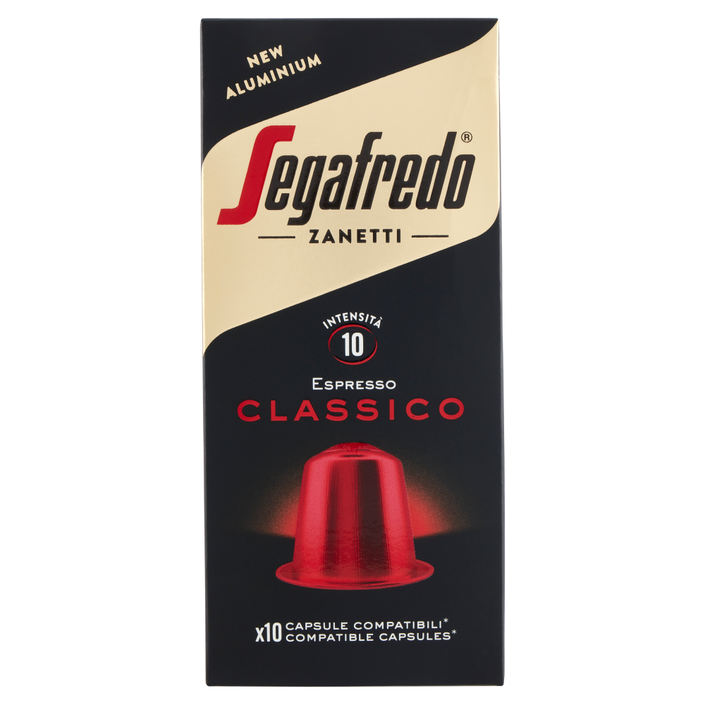 Segafredo Zanetti Espresso Classico 10 Capsule Compatibili Nespresso* 51 g
