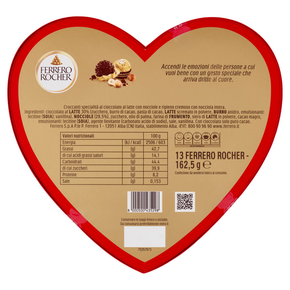 Ferrero Rocher 13 pezzi 162,5 g
