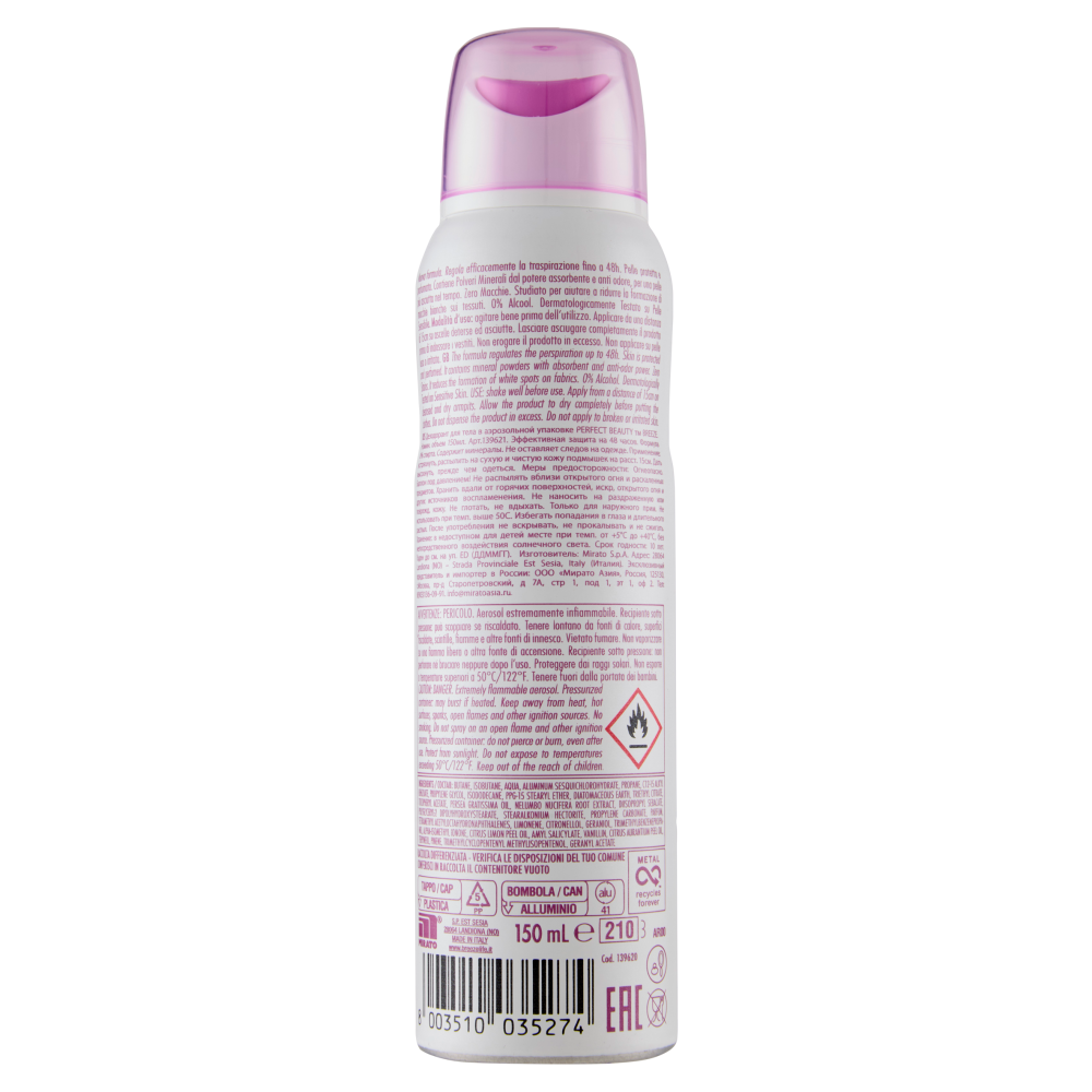 Breeze Perfect Beauty Deodorante Spray 150 mL