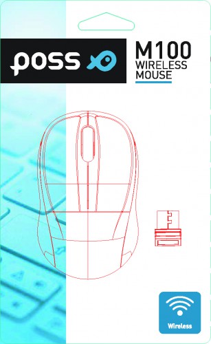 Carrefour Mouse Ottico Wireless Poss