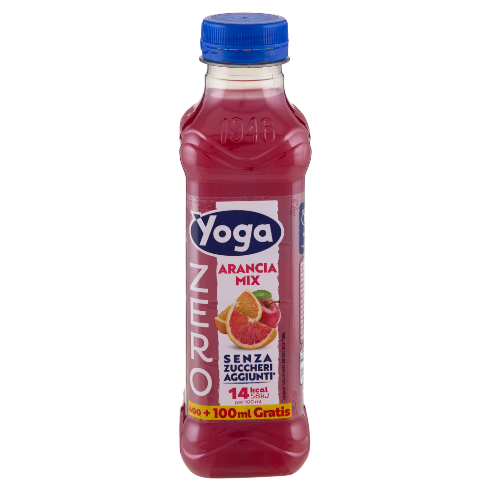 Yoga Zero Arancia Mix Senza Zuccheri Aggiunti* 500 ml