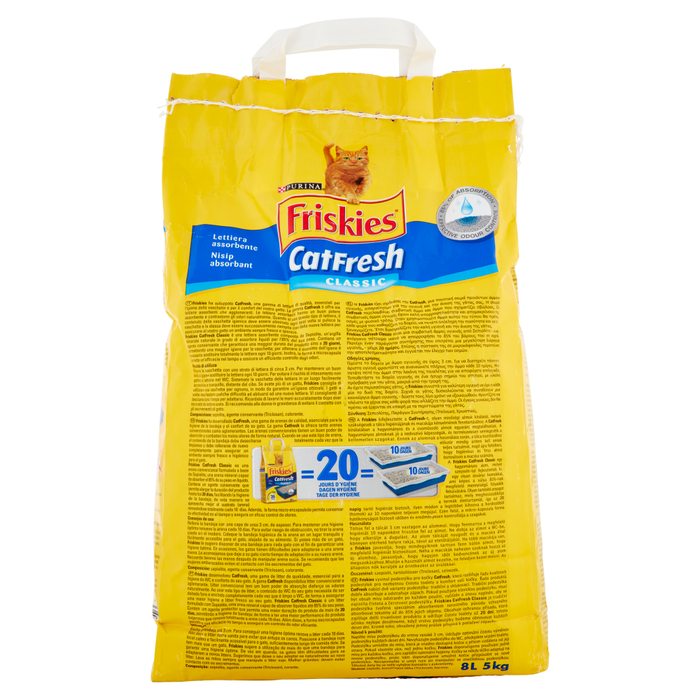PURINA FRISKIES CatFresh Classic Lettiera assorbente 8 L
