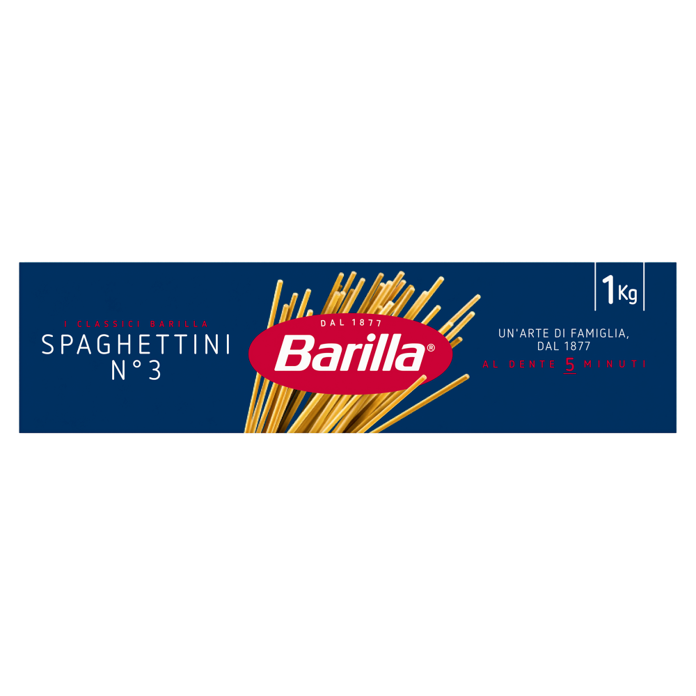 Barilla Pasta Spaghettini n.3 1Kg