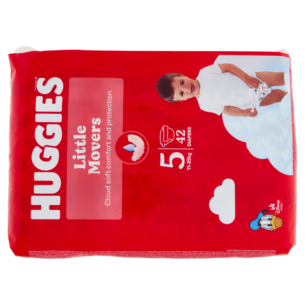 Huggies Little Movers Pannolini 5 11-25 Kg 42 pz