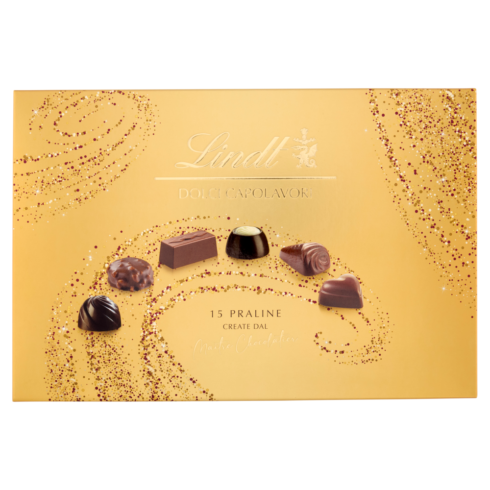 Lindt Dolci Capolavori Cioccolatini assortiti Scatola regalo 143 g