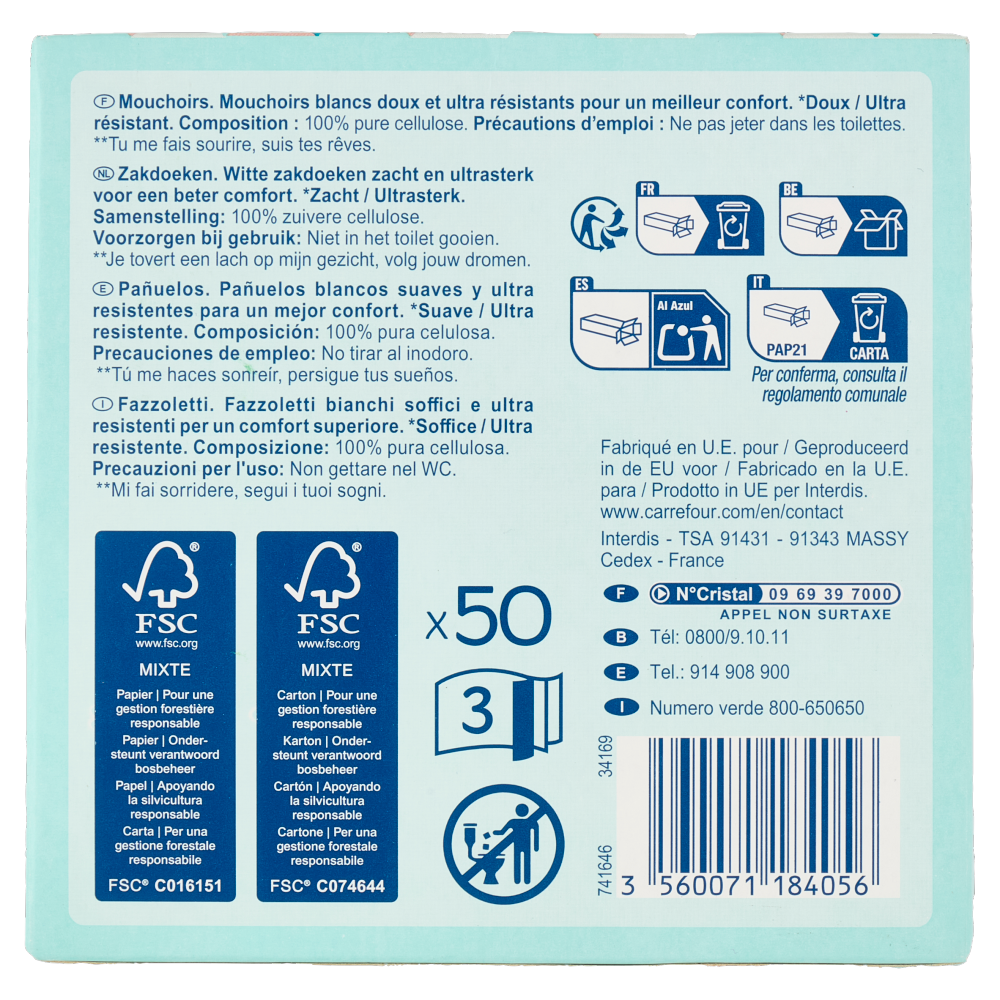 Carrefour Soft Collection 50 pz