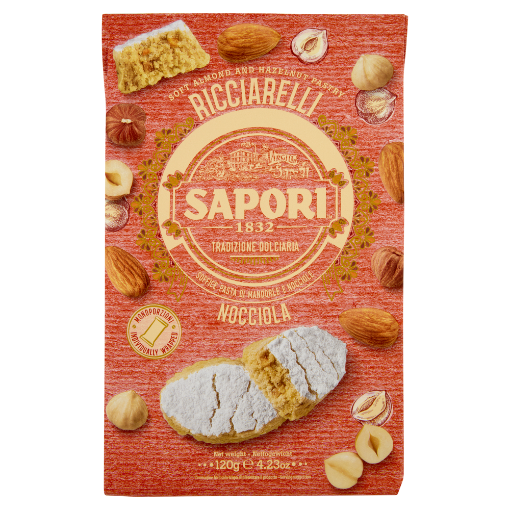Sapori Ricciarelli Nocciola 120 g
