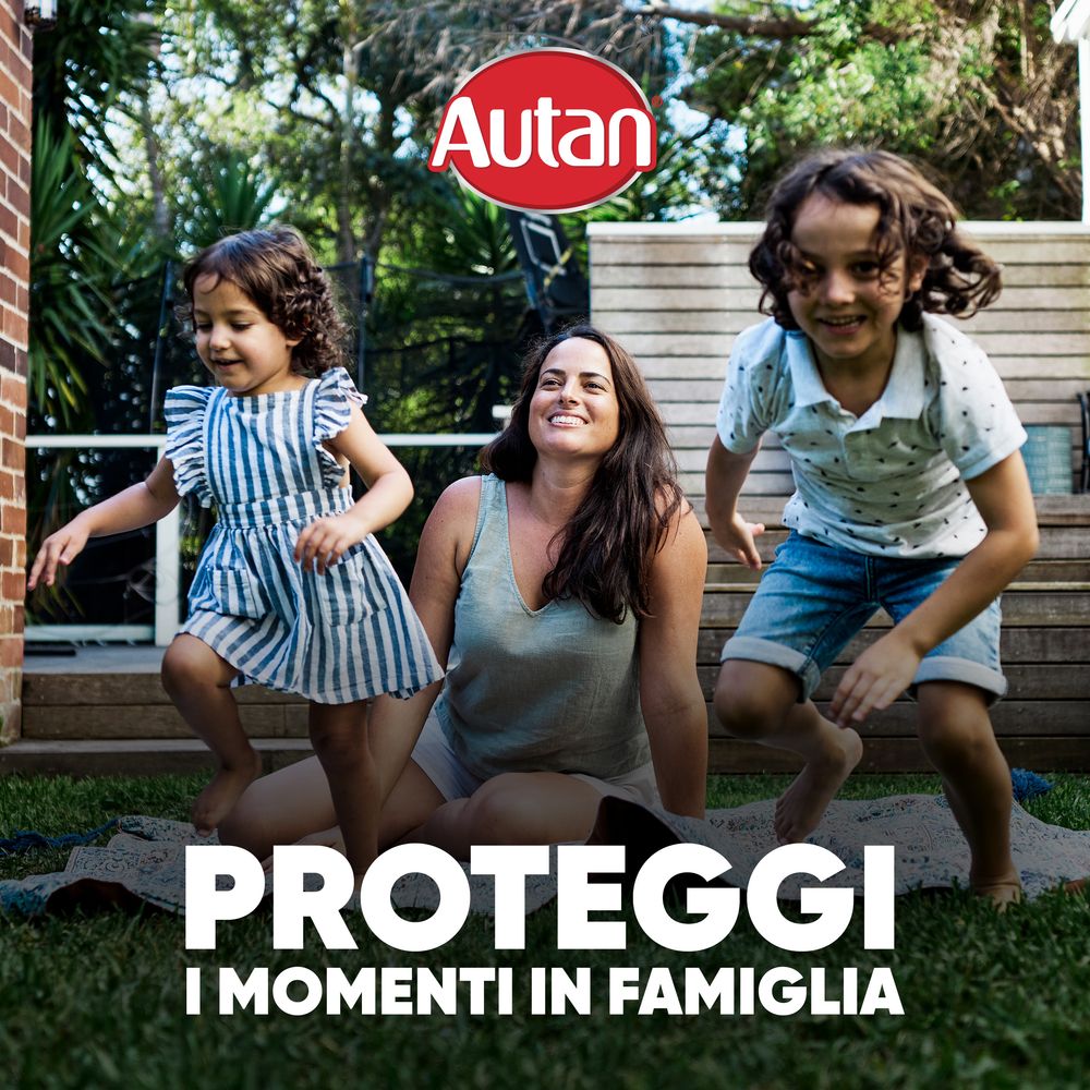 Autan Family Care Spray Secco, Repellente Zanzare, Dermatologicamente Testato, Protezione Efficace Per Tutta la Famiglia fino a 4 ore, 100ml