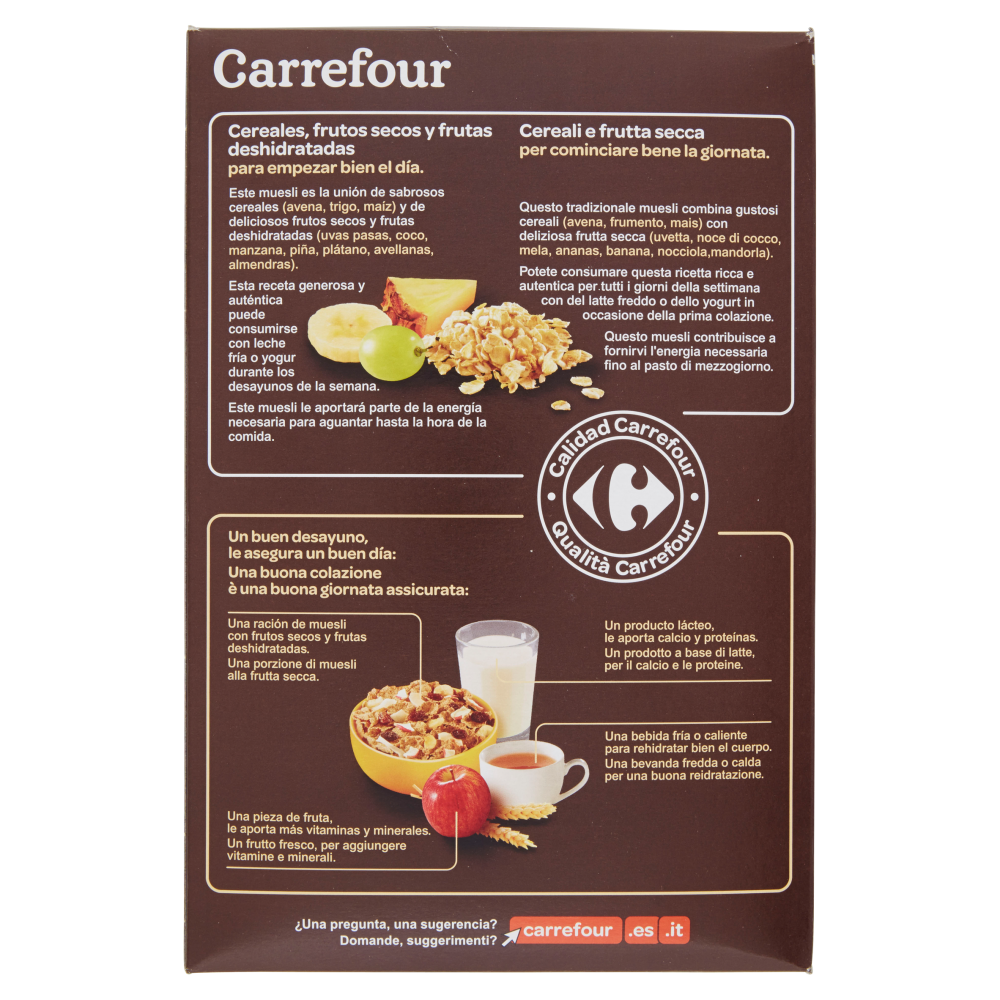Carrefour Muesli 7 Frutti 750 g