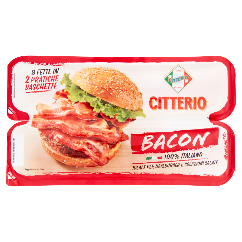 Citterio Bacon 8 Fette 80 g