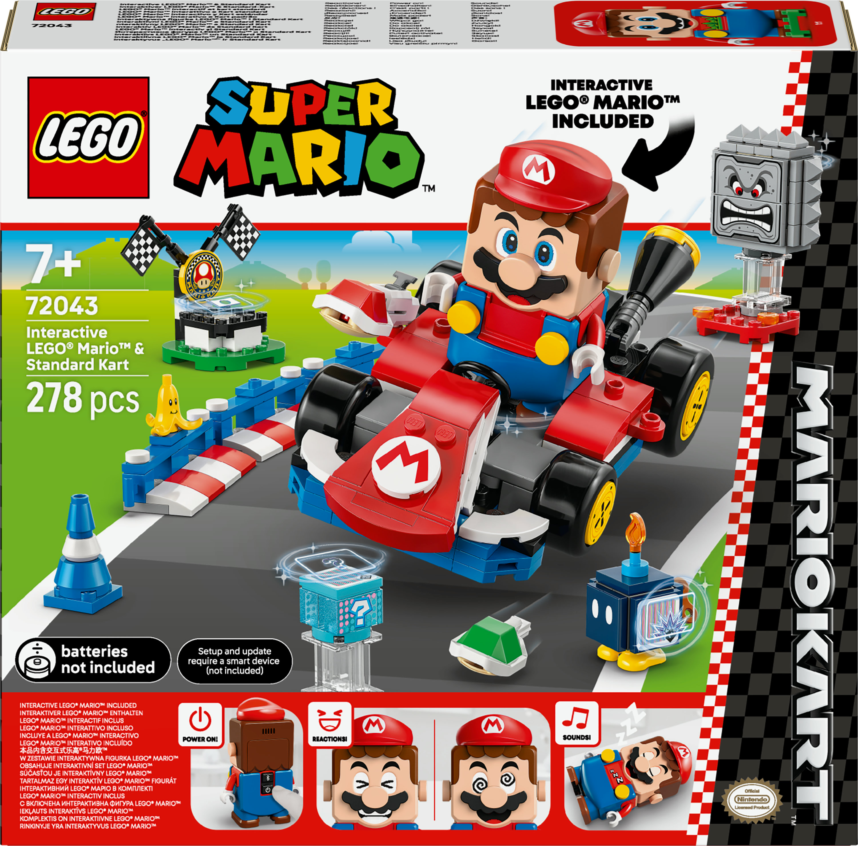 LEGO Super Mario Mario Kart&trade; &ndash; &reg; Mario&trade; interattivo e Kart standard