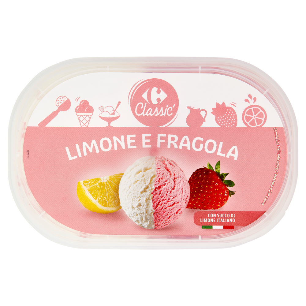 Carrefour Classic Limone e Fragola 500 g