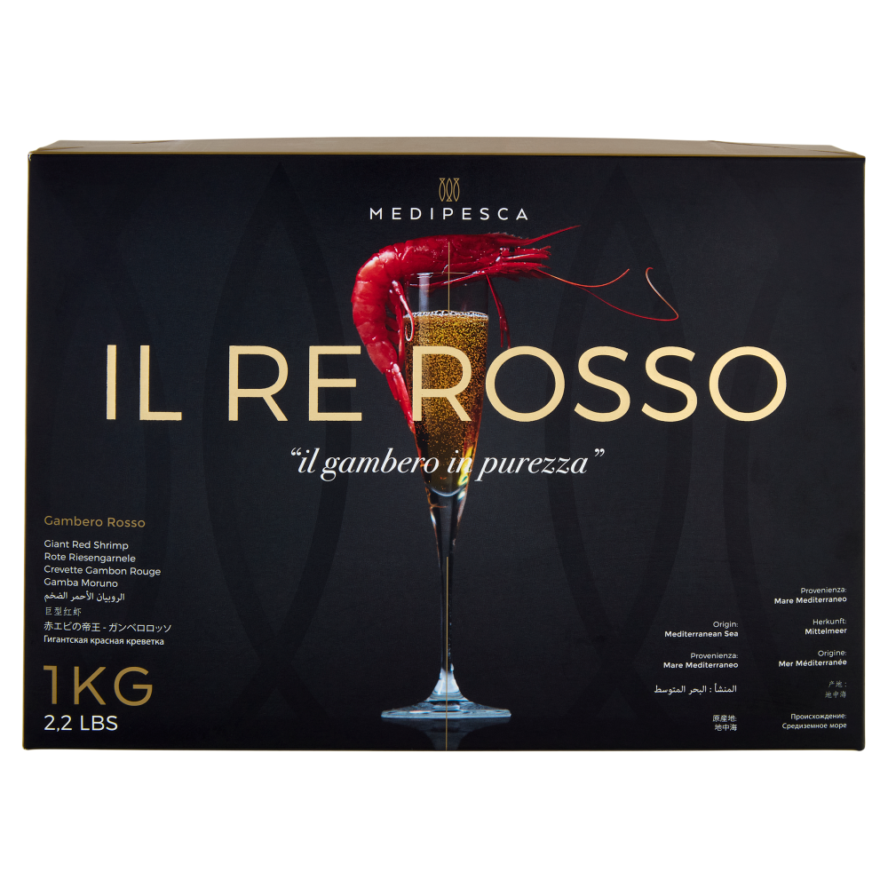 Medipesca il Re Rosso "il gambero in purezza" Gambero Rosso 1 kg