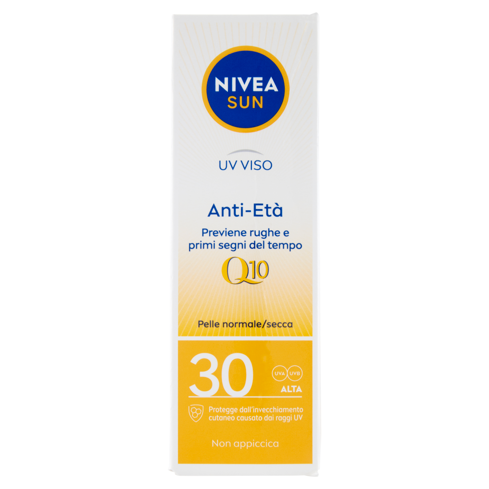 Nivea Sun UV Viso Anti-Et&agrave; Q10 Pelle normale/secca 30 Alta 50 ml