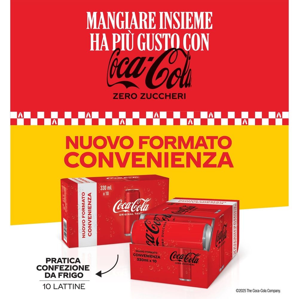 Coca-Cola Original 10 x 330ml Lattina