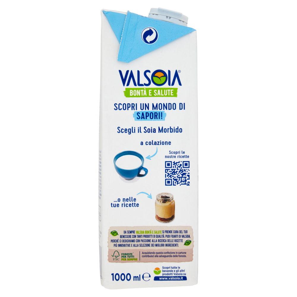 Valsoia Bontà e Salute Bevanda soia gusto Morbido 1000 ml
