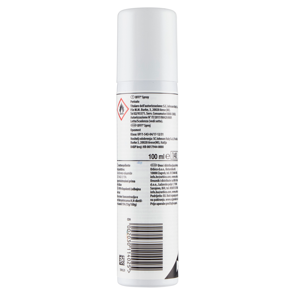 Off! Insetto repellente Spray, 100 ml