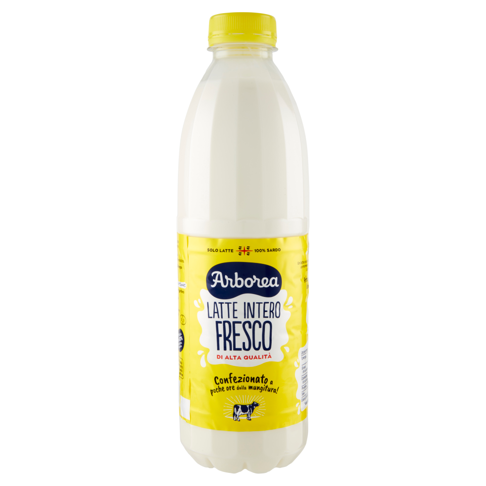 Arborea Latte Intero Fresco di Alta Qualità 1000 ml
