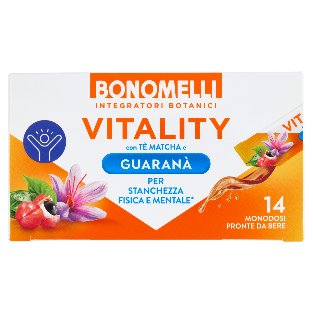 Bonomelli Integratori Botanici Vitality 14 stick monodose 140 ml