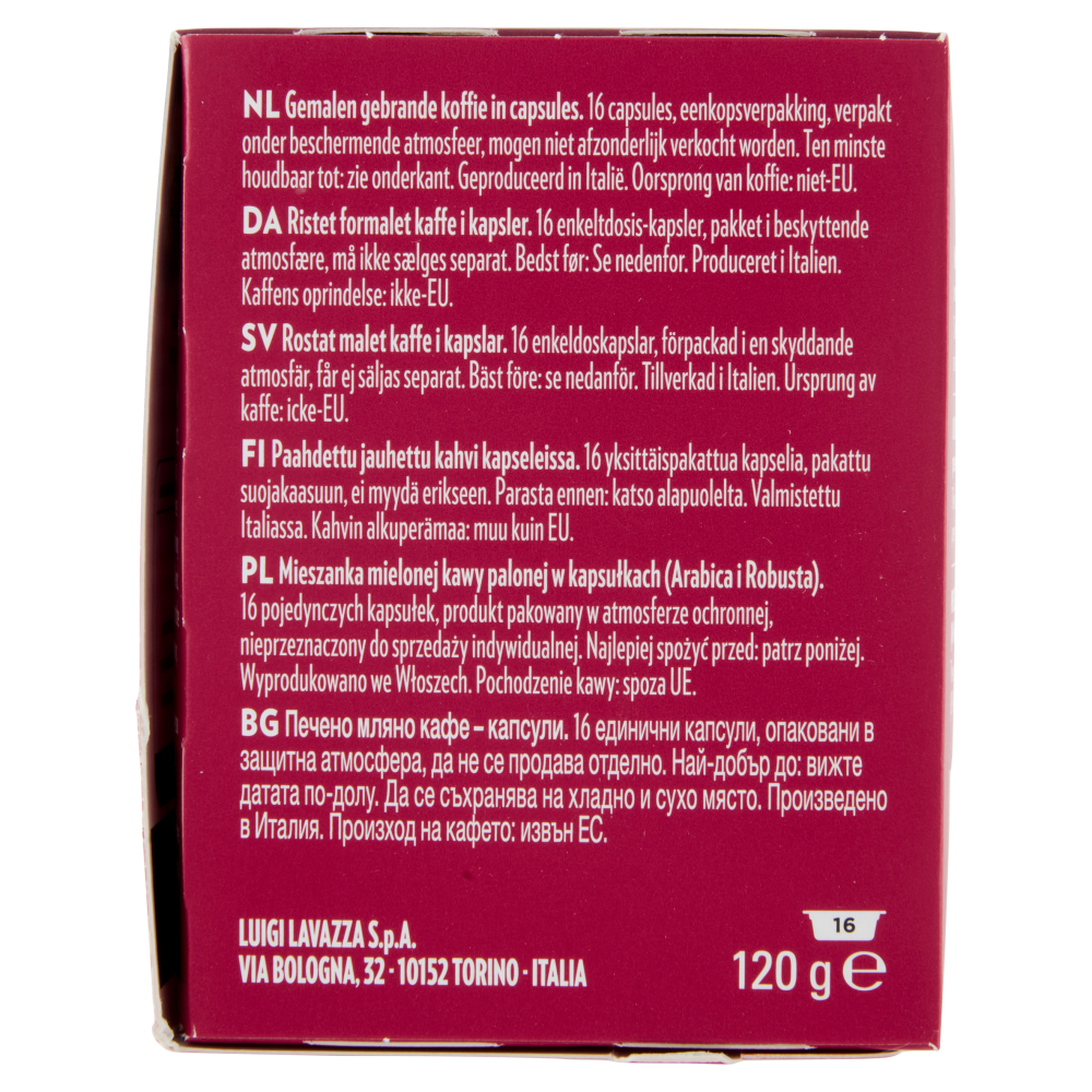 Lavazza A Modo Mio Espresso Intenso 16 Capsule 120 g