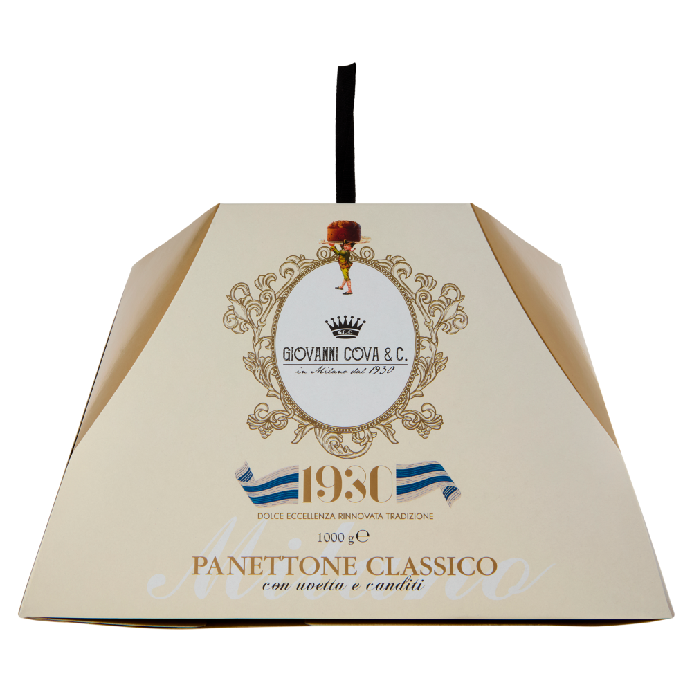 Giovanni Cova & C. Panettone Classico con uvetta e canditi 1000 g