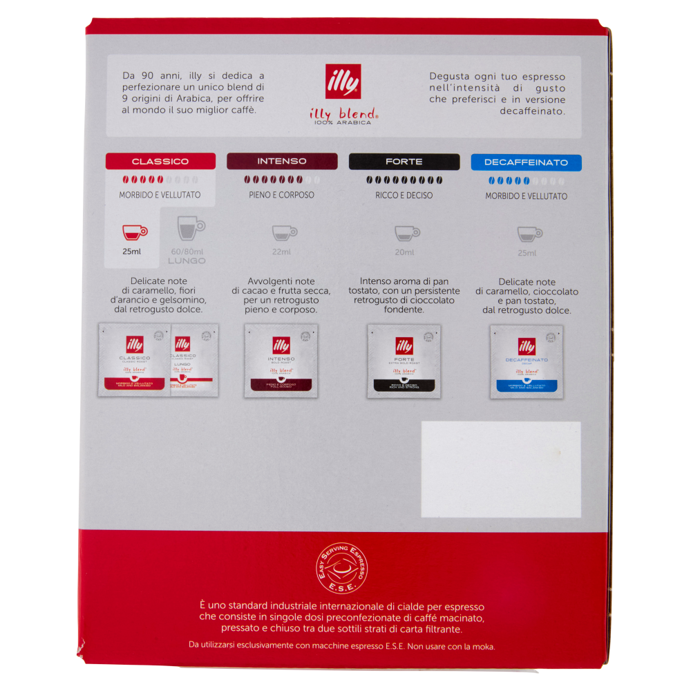 illy Classico 40 Cialde per Caffè Espresso 292 g