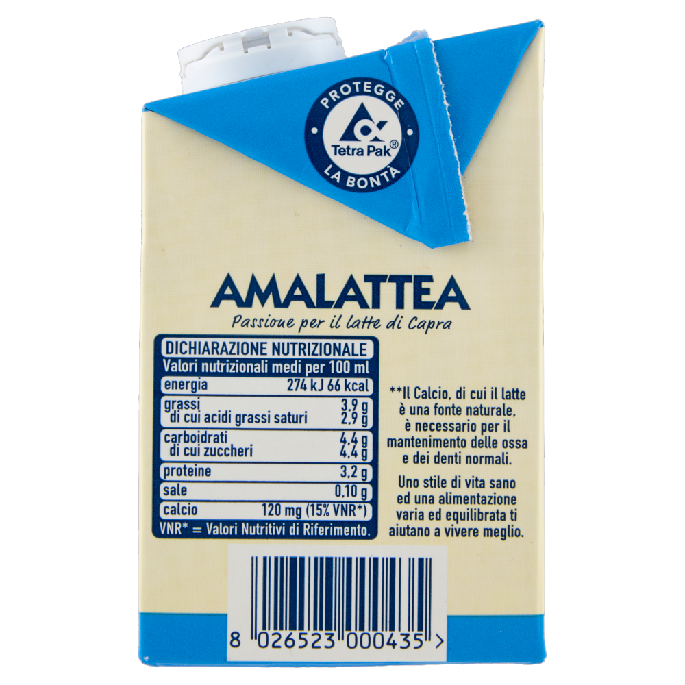 Amalattea Latte di Capra 100% Italiano Intero 500 ml