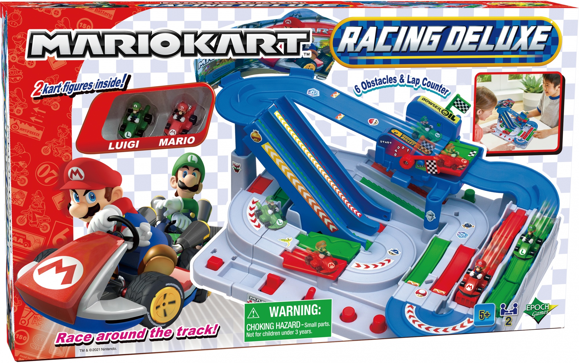 EPOCH Games Supermario Pista Mario Kart Racing Dlx