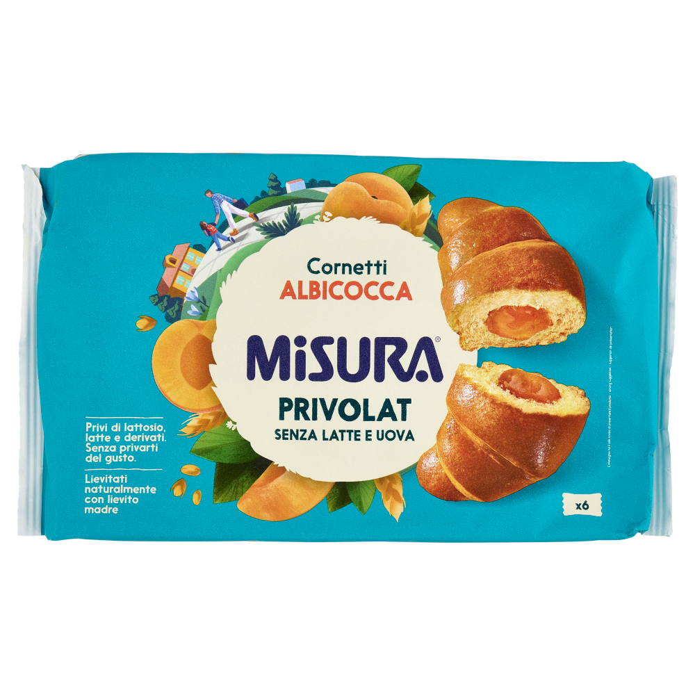 Misura Privolat 6 Cornetti Albicocca 298 g