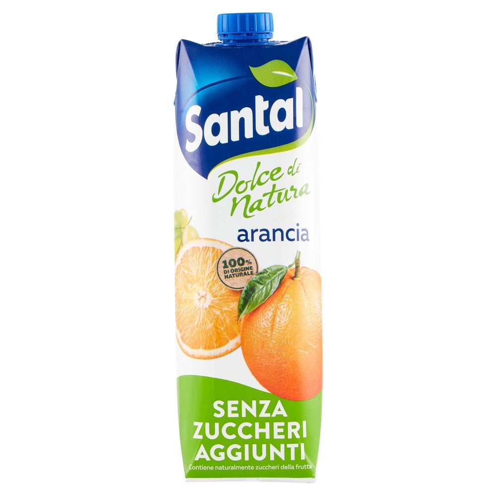 Santal Succo di Frutta Arancia Senza Zuccheri Aggiunti 1000 ml