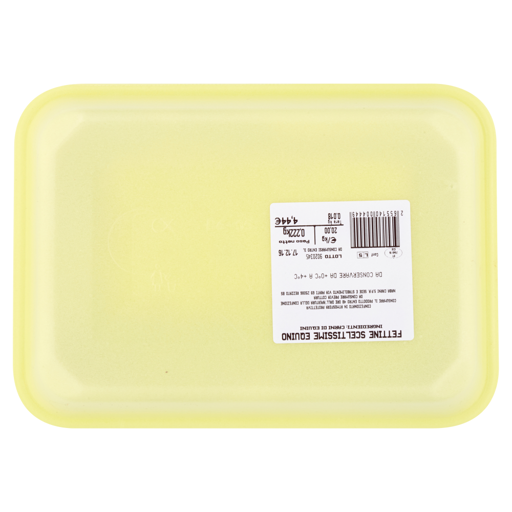 Masina Sapore Salute Fettine Sceltissime Equino