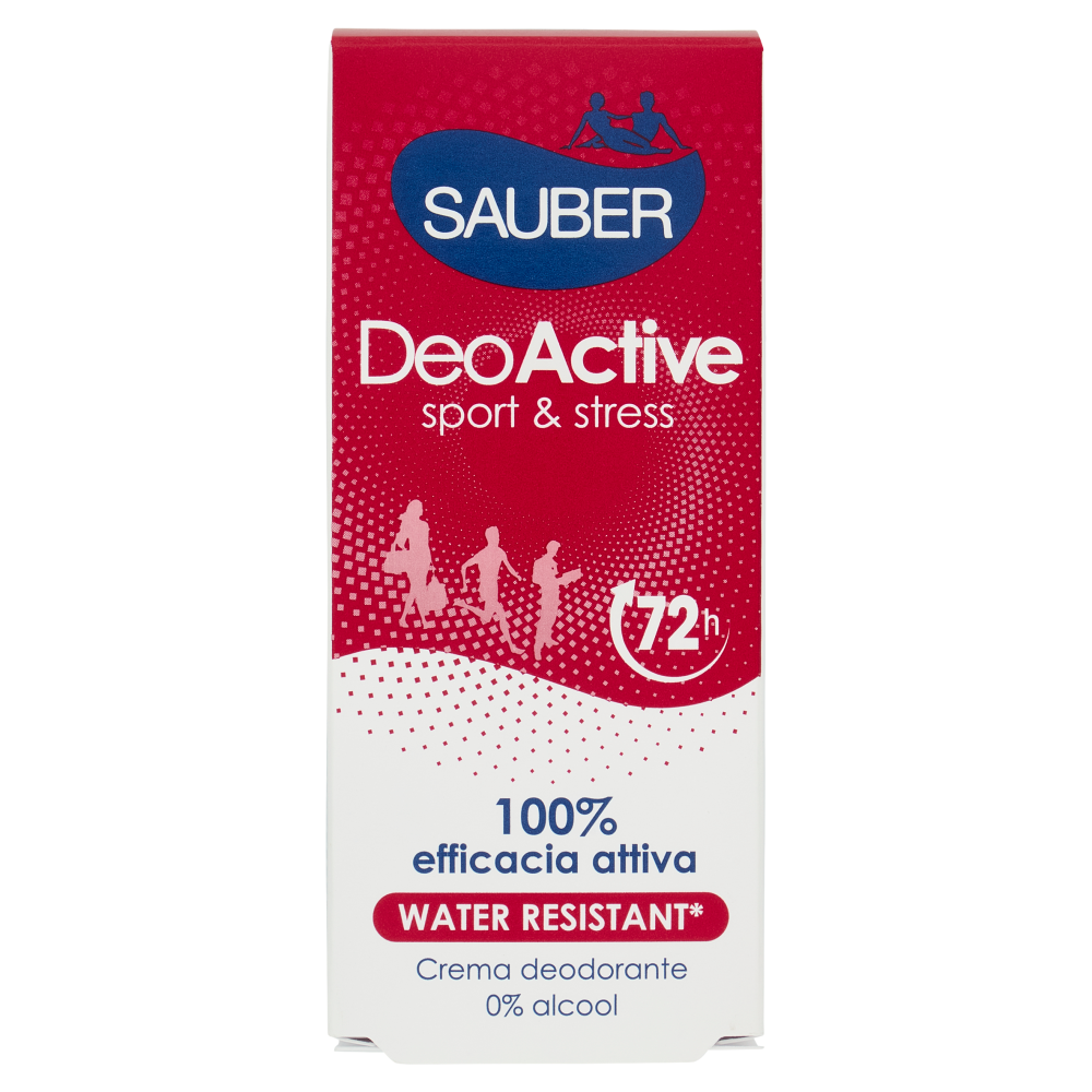 Sauber DeoActive sport & stress Crema deodorante 35 ml