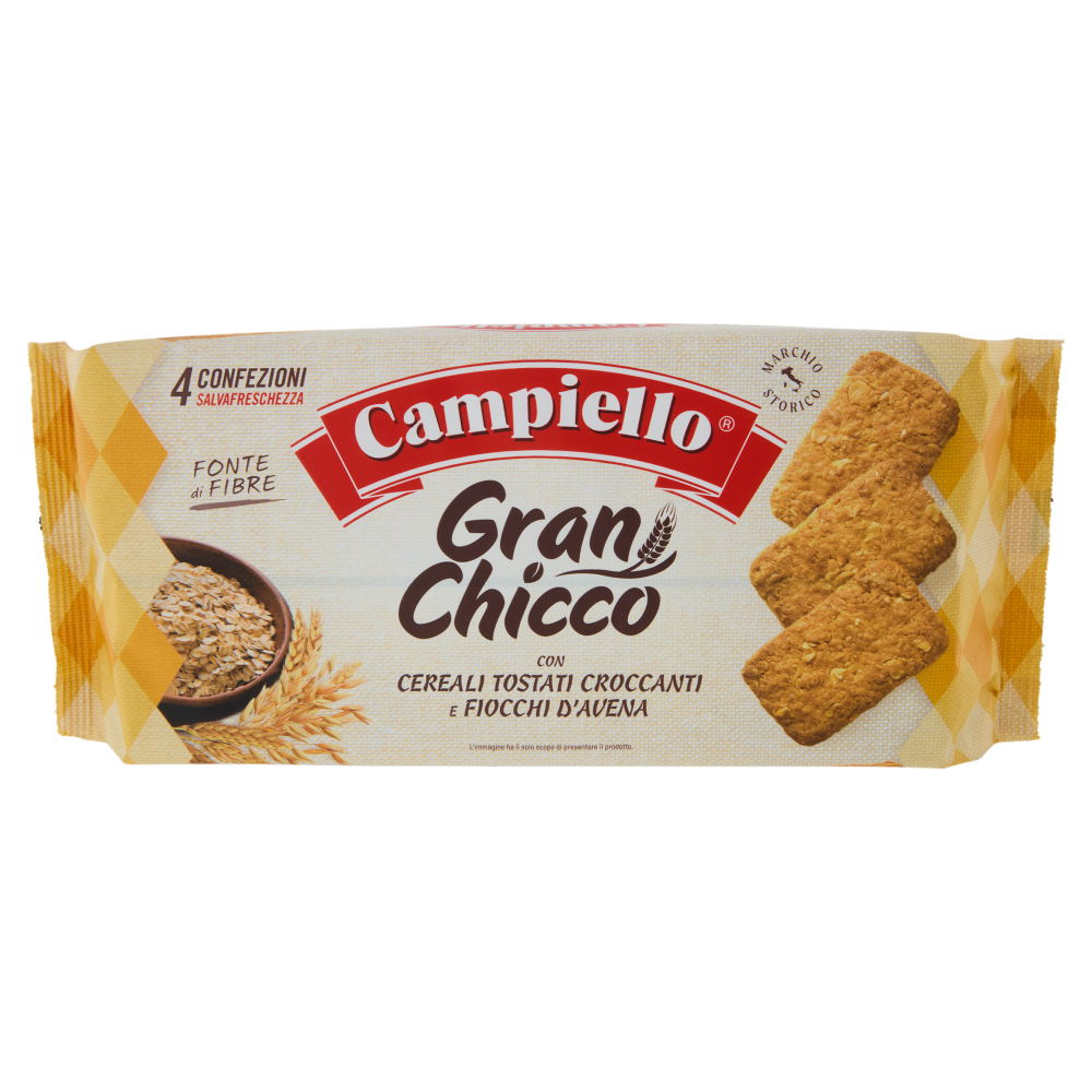 Campiello Gran Chicco con Cereali Tostati Croccanti e Fiocchi d'Avena 410 g