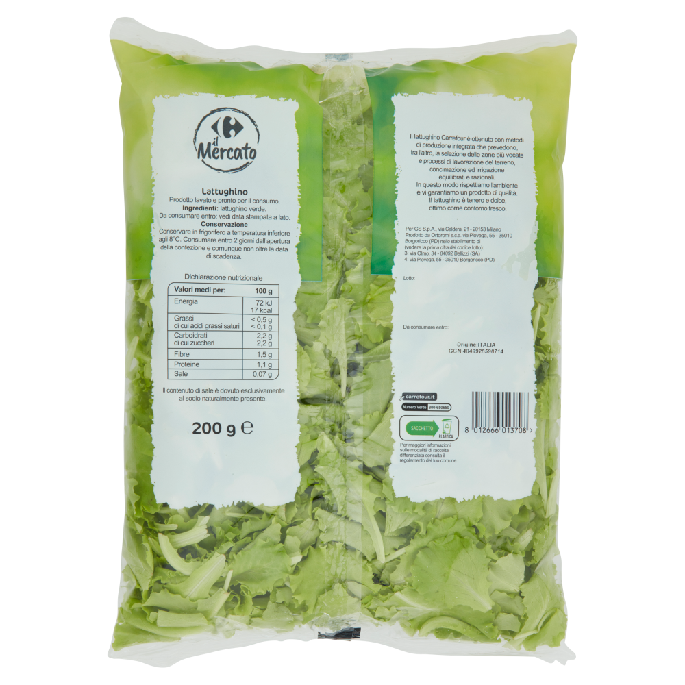 Carrefour il Mercato Lattughino 200 g