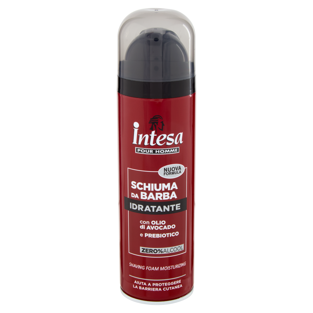 Intesa Pour Homme Schiuma da Barba Idratante con Olio di Avocado e Prebiotico 300 mL