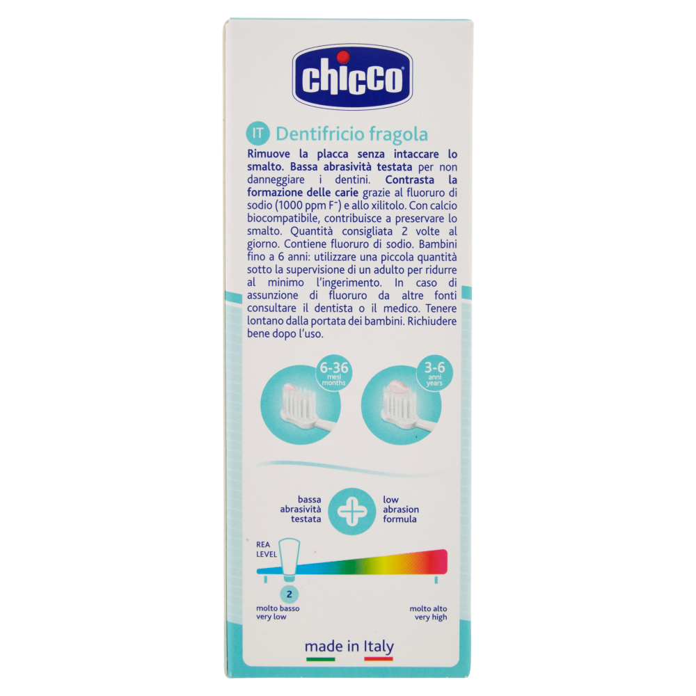 chicco Dentifricio fragola 12 mesi+ 50 mL