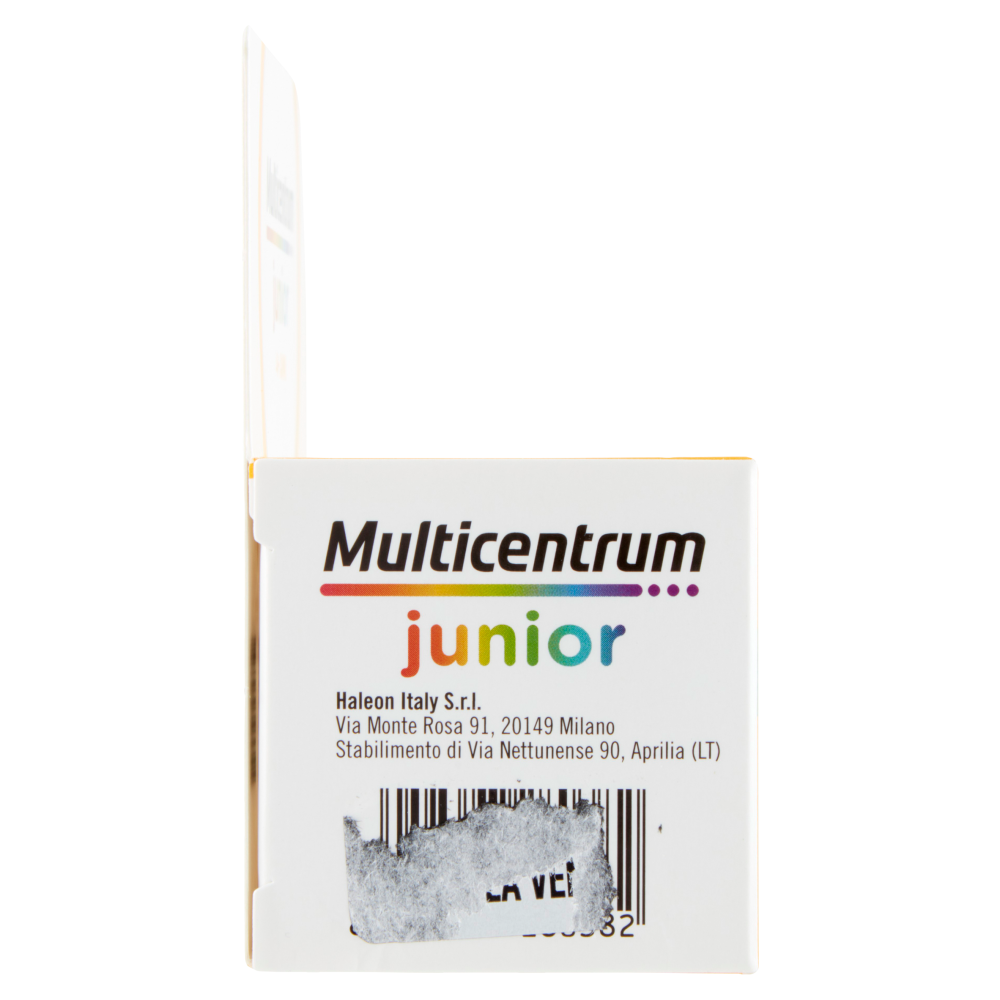 Multicentrum junior integratore multivitaminico per bambini 4 + con vitamina B , C , D 30 cpr 56 g