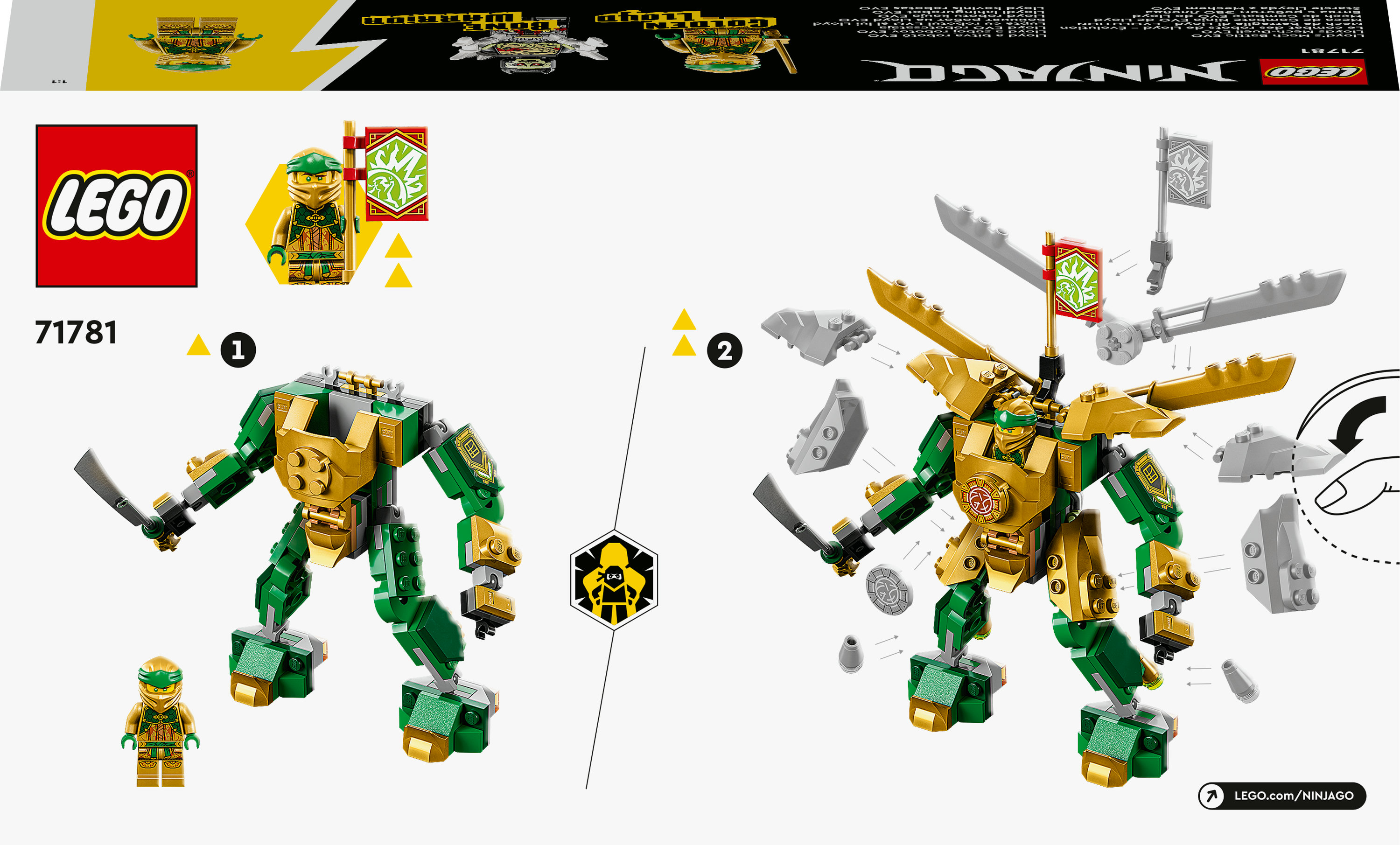 LEGO NINJAGO Mech da battaglia di Lloyd - EVOLUTION