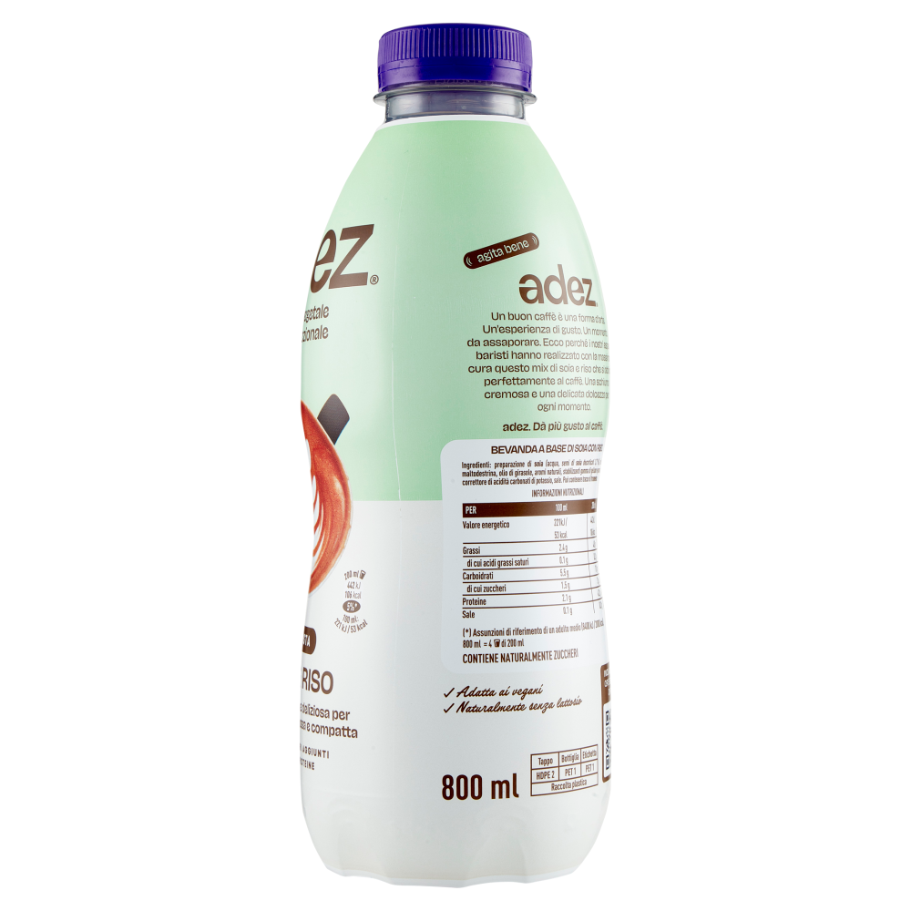 Adez Barista Soia & Riso PET 800 ml