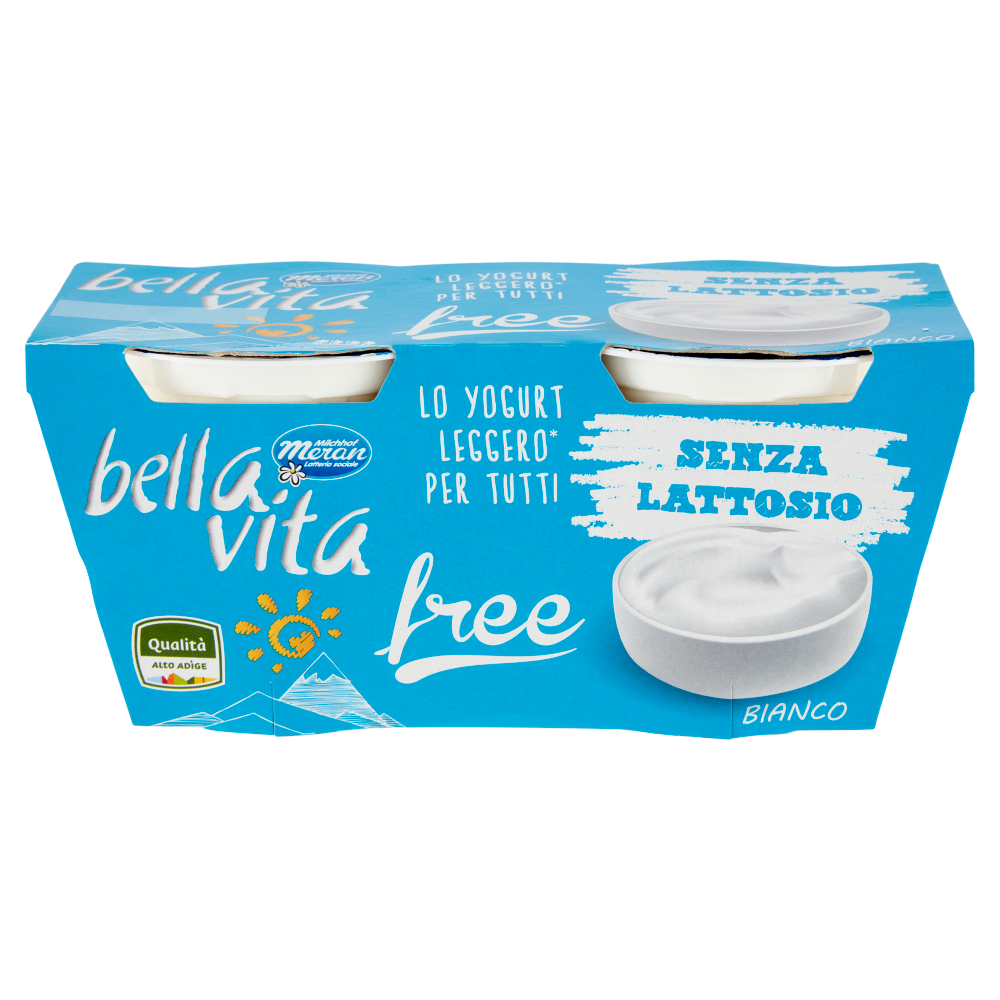 bella vita free Senza Lattosio Bianco 2 x 125 g
