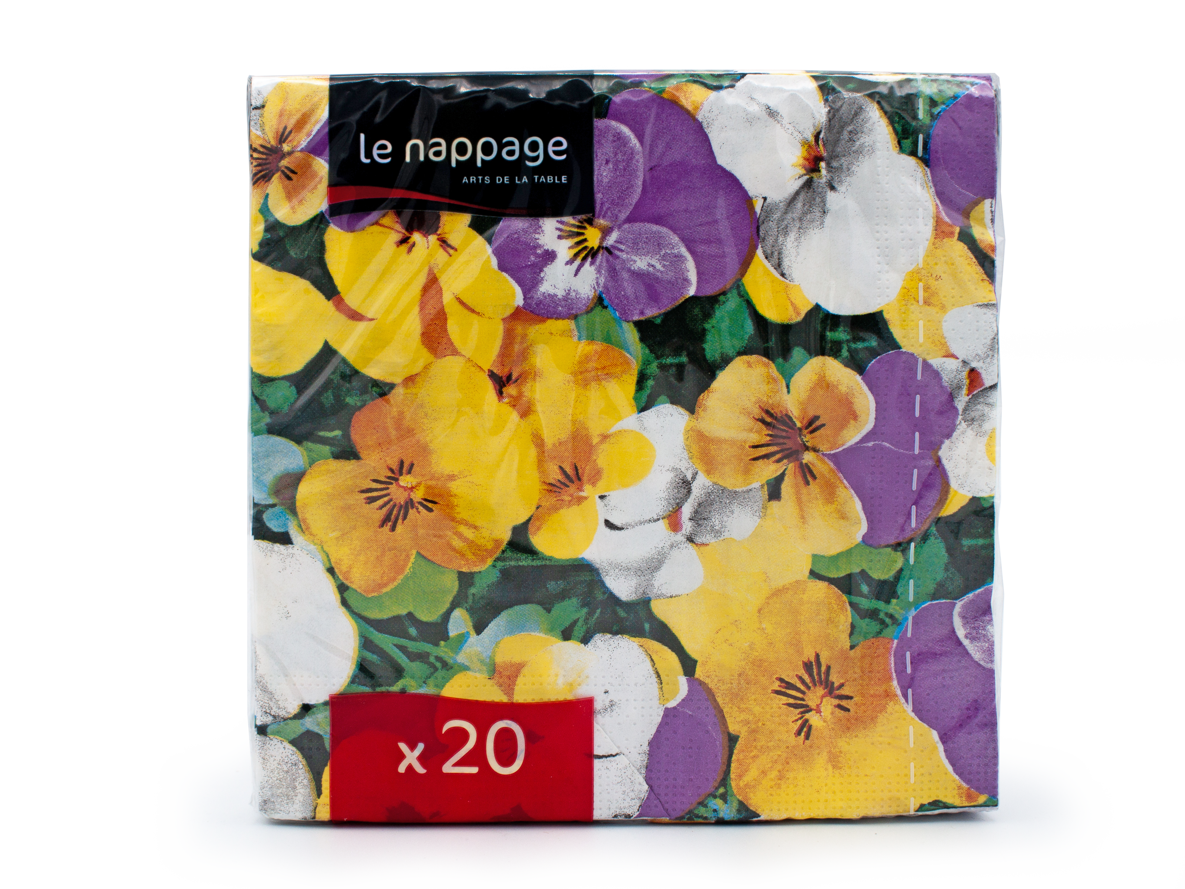 20 tovaglioli 33x33 3 veli Violette