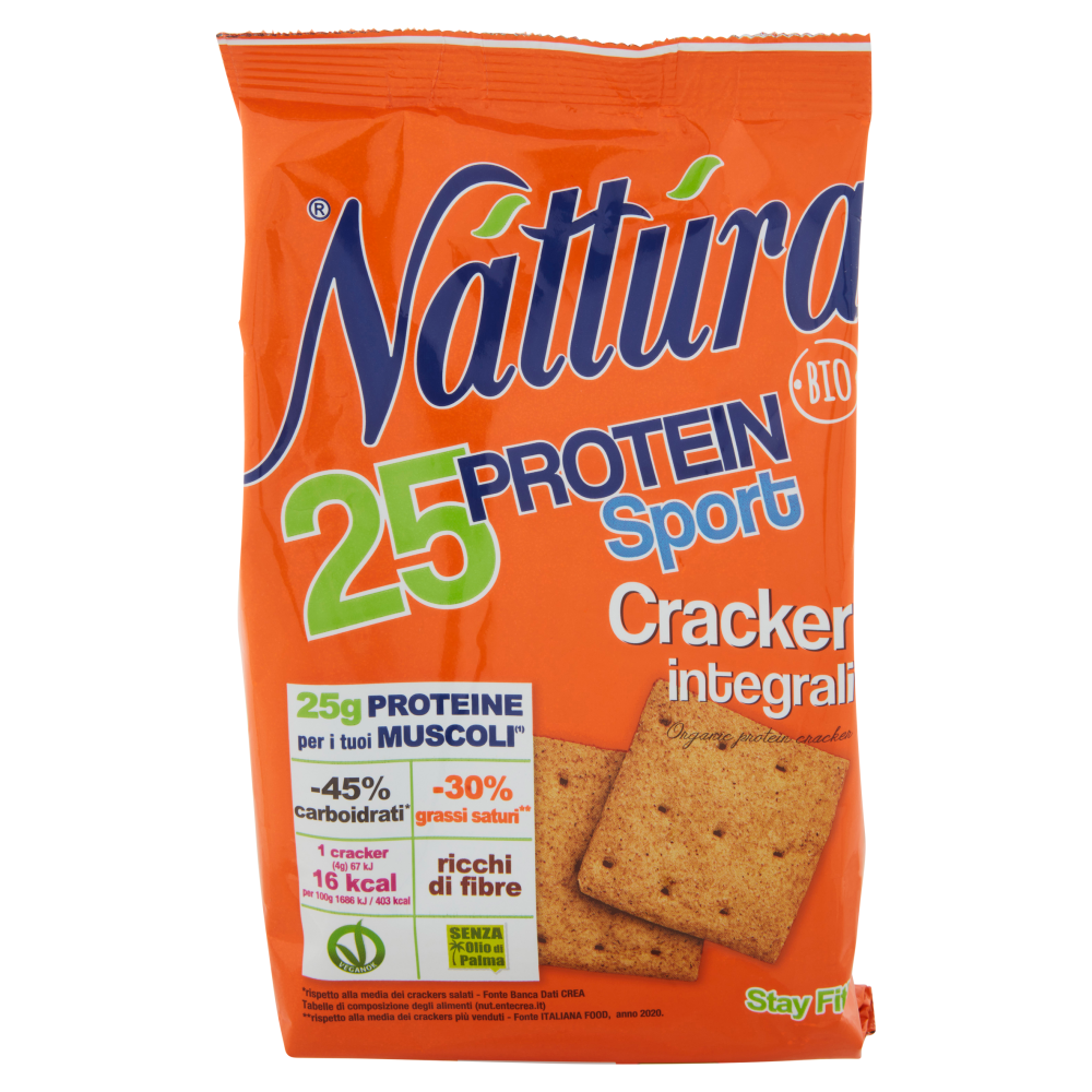 Náttúra 25 Protein Sport Cracker integrali Bio 200 g