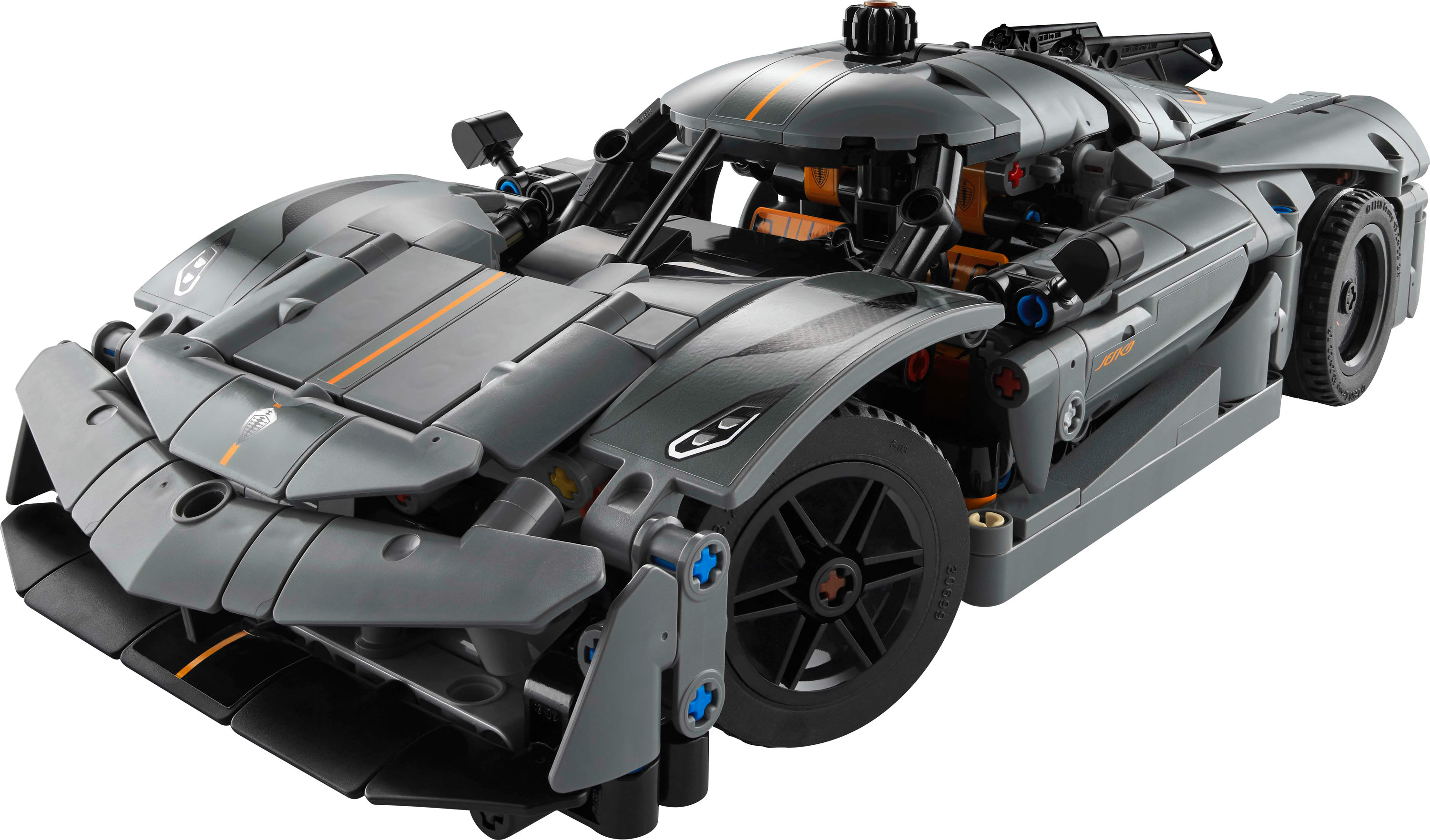 LEGO Technic Hypercar Koenigsegg Jesko Absolut grigia