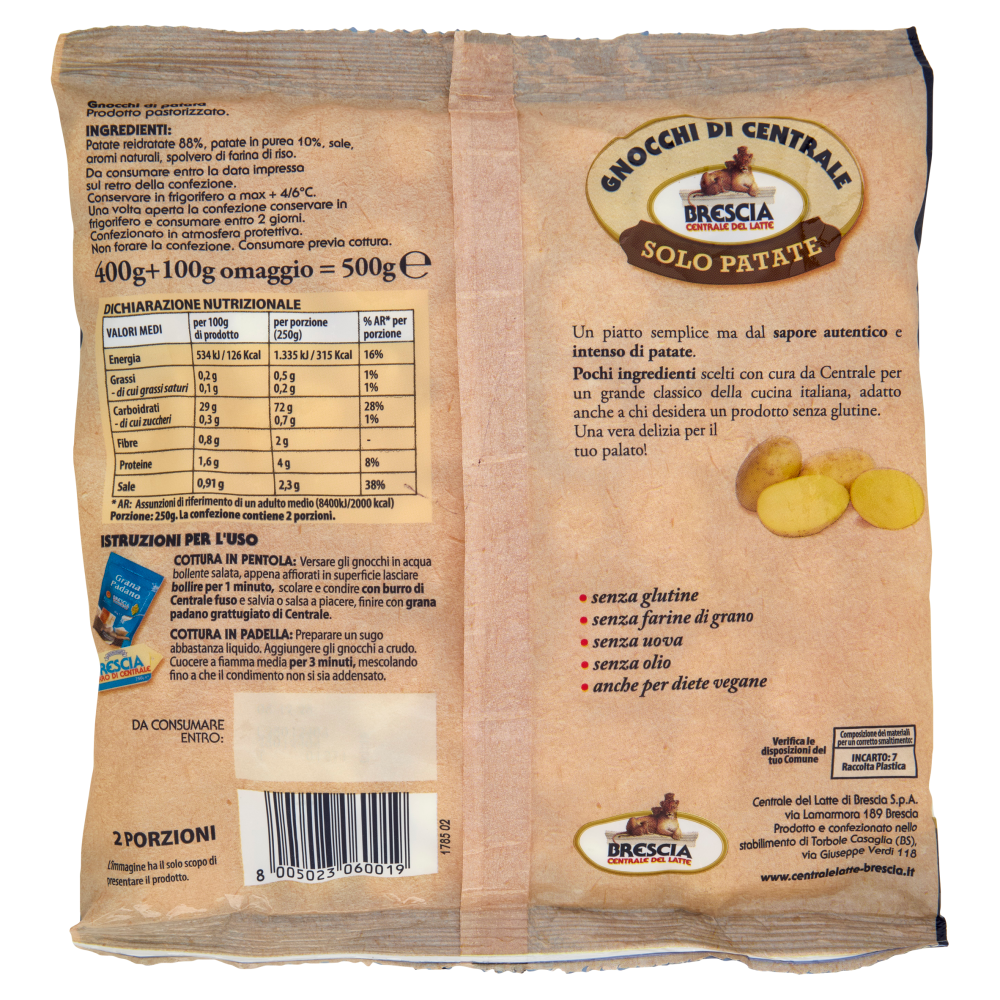 Brescia Gnocchi di Patate 500 g