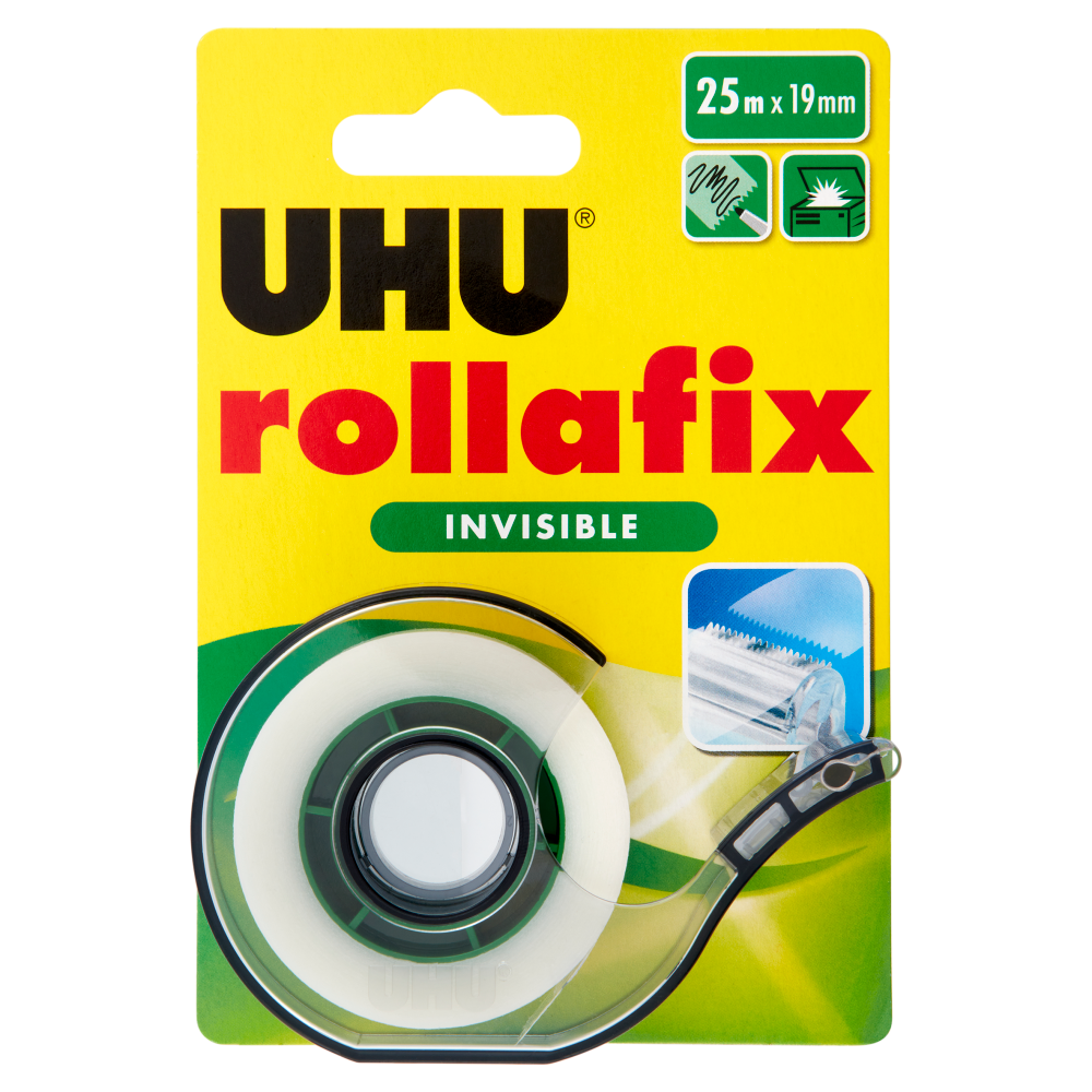 UHU rollafix Nastro Invisible 25 m x 19 mm